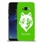 זאב כיסוי מגן קשיח בעיצוב אישי עם השם שלך ל Samsung Galaxy S8 יחידה אחת סקרין מובייל
