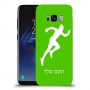 רץ כיסוי מגן קשיח בעיצוב אישי עם השם שלך ל Samsung Galaxy S8 יחידה אחת סקרין מובייל