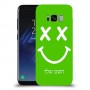 סמיילי כיסוי מגן קשיח בעיצוב אישי עם השם שלך ל Samsung Galaxy S8 יחידה אחת סקרין מובייל