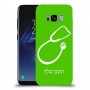 רופא סטטוסקופ כיסוי מגן קשיח בעיצוב אישי עם השם שלך ל Samsung Galaxy S8 יחידה אחת סקרין מובייל