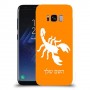 עקרב כיסוי מגן קשיח בעיצוב אישי עם השם שלך ל Samsung Galaxy S8 יחידה אחת סקרין מובייל