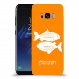 דגים כיסוי מגן קשיח בעיצוב אישי עם השם שלך ל Samsung Galaxy S8 יחידה אחת סקרין מובייל
