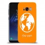 עולם כיסוי מגן קשיח בעיצוב אישי עם השם שלך ל Samsung Galaxy S8 יחידה אחת סקרין מובייל