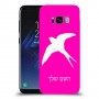 ציפור לבלוע כיסוי מגן קשיח בעיצוב אישי עם השם שלך ל Samsung Galaxy S8 יחידה אחת סקרין מובייל