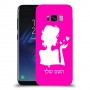 אישה אהבה כיסוי מגן קשיח בעיצוב אישי עם השם שלך ל Samsung Galaxy S8 יחידה אחת סקרין מובייל