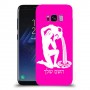 דלי כיסוי מגן קשיח בעיצוב אישי עם השם שלך ל Samsung Galaxy S8 יחידה אחת סקרין מובייל