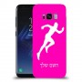 רץ כיסוי מגן קשיח בעיצוב אישי עם השם שלך ל Samsung Galaxy S8 יחידה אחת סקרין מובייל