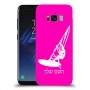 גלישת מפרש כיסוי מגן קשיח בעיצוב אישי עם השם שלך ל Samsung Galaxy S8 יחידה אחת סקרין מובייל