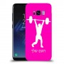 הרמת משקולות כיסוי מגן קשיח בעיצוב אישי עם השם שלך ל Samsung Galaxy S8 יחידה אחת סקרין מובייל