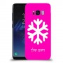 שלג כיסוי מגן קשיח בעיצוב אישי עם השם שלך ל Samsung Galaxy S8 יחידה אחת סקרין מובייל