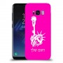 פסל החירות כיסוי מגן קשיח בעיצוב אישי עם השם שלך ל Samsung Galaxy S8 יחידה אחת סקרין מובייל