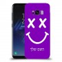 סמיילי כיסוי מגן קשיח בעיצוב אישי עם השם שלך ל Samsung Galaxy S8 יחידה אחת סקרין מובייל