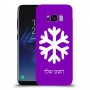 שלג כיסוי מגן קשיח בעיצוב אישי עם השם שלך ל Samsung Galaxy S8 יחידה אחת סקרין מובייל