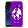 עולם כיסוי מגן קשיח בעיצוב אישי עם השם שלך ל Samsung Galaxy S8 יחידה אחת סקרין מובייל