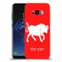שור כיסוי מגן קשיח בעיצוב אישי עם השם שלך ל Samsung Galaxy S8 יחידה אחת סקרין מובייל