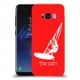 גלישת מפרש כיסוי מגן קשיח בעיצוב אישי עם השם שלך ל Samsung Galaxy S8 יחידה אחת סקרין מובייל