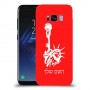 פסל החירות כיסוי מגן קשיח בעיצוב אישי עם השם שלך ל Samsung Galaxy S8 יחידה אחת סקרין מובייל