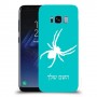 עכביש כיסוי מגן קשיח בעיצוב אישי עם השם שלך ל Samsung Galaxy S8 יחידה אחת סקרין מובייל