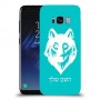 זאב כיסוי מגן קשיח בעיצוב אישי עם השם שלך ל Samsung Galaxy S8 יחידה אחת סקרין מובייל