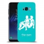 תאומים כיסוי מגן קשיח בעיצוב אישי עם השם שלך ל Samsung Galaxy S8 יחידה אחת סקרין מובייל