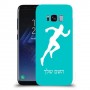 רץ כיסוי מגן קשיח בעיצוב אישי עם השם שלך ל Samsung Galaxy S8 יחידה אחת סקרין מובייל