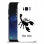 עקרב כיסוי מגן קשיח בעיצוב אישי עם השם שלך ל Samsung Galaxy S8 יחידה אחת סקרין מובייל