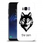 זאב כיסוי מגן קשיח בעיצוב אישי עם השם שלך ל Samsung Galaxy S8 יחידה אחת סקרין מובייל