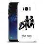 תאומים כיסוי מגן קשיח בעיצוב אישי עם השם שלך ל Samsung Galaxy S8 יחידה אחת סקרין מובייל