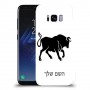 שור כיסוי מגן קשיח בעיצוב אישי עם השם שלך ל Samsung Galaxy S8 יחידה אחת סקרין מובייל