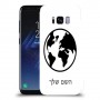 עולם כיסוי מגן קשיח בעיצוב אישי עם השם שלך ל Samsung Galaxy S8 יחידה אחת סקרין מובייל