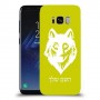 זאב כיסוי מגן קשיח בעיצוב אישי עם השם שלך ל Samsung Galaxy S8 יחידה אחת סקרין מובייל