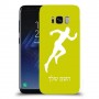 רץ כיסוי מגן קשיח בעיצוב אישי עם השם שלך ל Samsung Galaxy S8 יחידה אחת סקרין מובייל