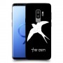 ציפור לבלוע כיסוי מגן קשיח בעיצוב אישי עם השם שלך ל Samsung Galaxy S9+ יחידה אחת סקרין מובייל