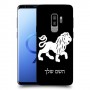 אריה כיסוי מגן קשיח בעיצוב אישי עם השם שלך ל Samsung Galaxy S9+ יחידה אחת סקרין מובייל
