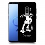 ילד סקייטבורד כיסוי מגן קשיח בעיצוב אישי עם השם שלך ל Samsung Galaxy S9+ יחידה אחת סקרין מובייל
