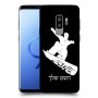סנובורד כיסוי מגן קשיח בעיצוב אישי עם השם שלך ל Samsung Galaxy S9+ יחידה אחת סקרין מובייל