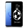 כדורגל - כדור כיסוי מגן קשיח בעיצוב אישי עם השם שלך ל Samsung Galaxy S9+ יחידה אחת סקרין מובייל