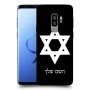 מגן דוד - ישראל כיסוי מגן קשיח בעיצוב אישי עם השם שלך ל Samsung Galaxy S9+ יחידה אחת סקרין מובייל