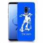 ילד סקייטבורד כיסוי מגן קשיח בעיצוב אישי עם השם שלך ל Samsung Galaxy S9+ יחידה אחת סקרין מובייל