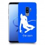 סקִי כיסוי מגן קשיח בעיצוב אישי עם השם שלך ל Samsung Galaxy S9+ יחידה אחת סקרין מובייל