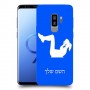 אימון ספורט - אישה כיסוי מגן קשיח בעיצוב אישי עם השם שלך ל Samsung Galaxy S9+ יחידה אחת סקרין מובייל