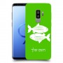 דגים כיסוי מגן קשיח בעיצוב אישי עם השם שלך ל Samsung Galaxy S9+ יחידה אחת סקרין מובייל