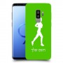 ג'וגלין - אישה כיסוי מגן קשיח בעיצוב אישי עם השם שלך ל Samsung Galaxy S9+ יחידה אחת סקרין מובייל
