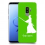 סמוראי כיסוי מגן קשיח בעיצוב אישי עם השם שלך ל Samsung Galaxy S9+ יחידה אחת סקרין מובייל