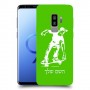 ילד סקייטבורד כיסוי מגן קשיח בעיצוב אישי עם השם שלך ל Samsung Galaxy S9+ יחידה אחת סקרין מובייל
