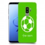 כדורגל - כדור כיסוי מגן קשיח בעיצוב אישי עם השם שלך ל Samsung Galaxy S9+ יחידה אחת סקרין מובייל