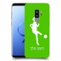 כדורגל - אישה כיסוי מגן קשיח בעיצוב אישי עם השם שלך ל Samsung Galaxy S9+ יחידה אחת סקרין מובייל