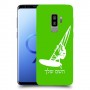 גלישת מפרש כיסוי מגן קשיח בעיצוב אישי עם השם שלך ל Samsung Galaxy S9+ יחידה אחת סקרין מובייל