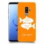 דגים כיסוי מגן קשיח בעיצוב אישי עם השם שלך ל Samsung Galaxy S9+ יחידה אחת סקרין מובייל