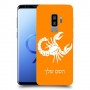 עקרב כיסוי מגן קשיח בעיצוב אישי עם השם שלך ל Samsung Galaxy S9+ יחידה אחת סקרין מובייל